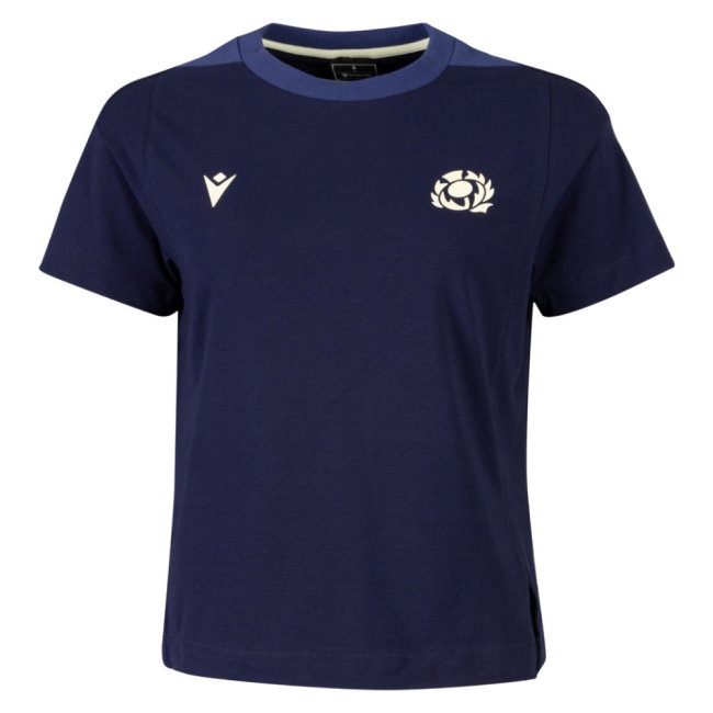 [SPK] 2026 2027 Scotland Rugby Ath Cotton Shirt Womens Name) Kit T (Navy) (Your