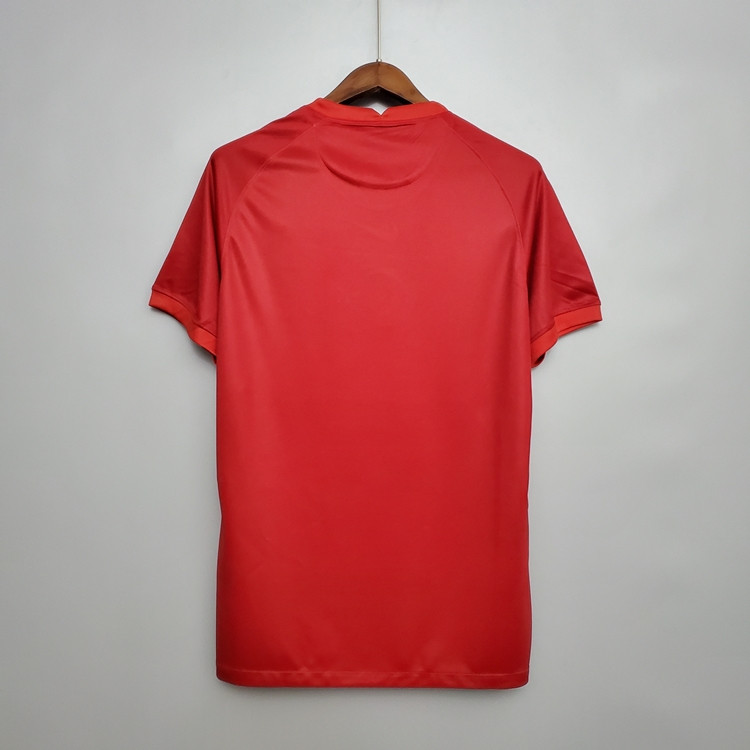 Advanced Fabric Turkey Euro 2020 Away Red Soccer Jersey Football Shirt