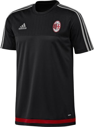 Performance Driven Ac Milan 2015-16 Black Training Shirt