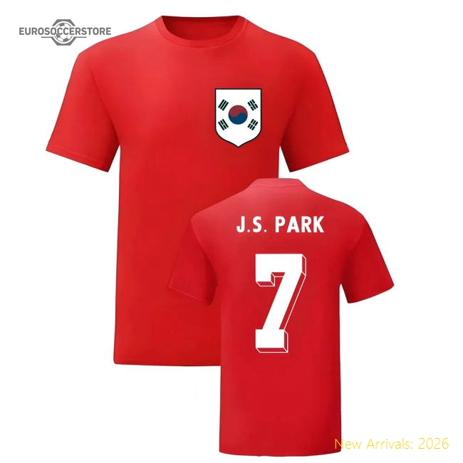 Superior Park Ji-sung South Korea National Hero Tee (red)