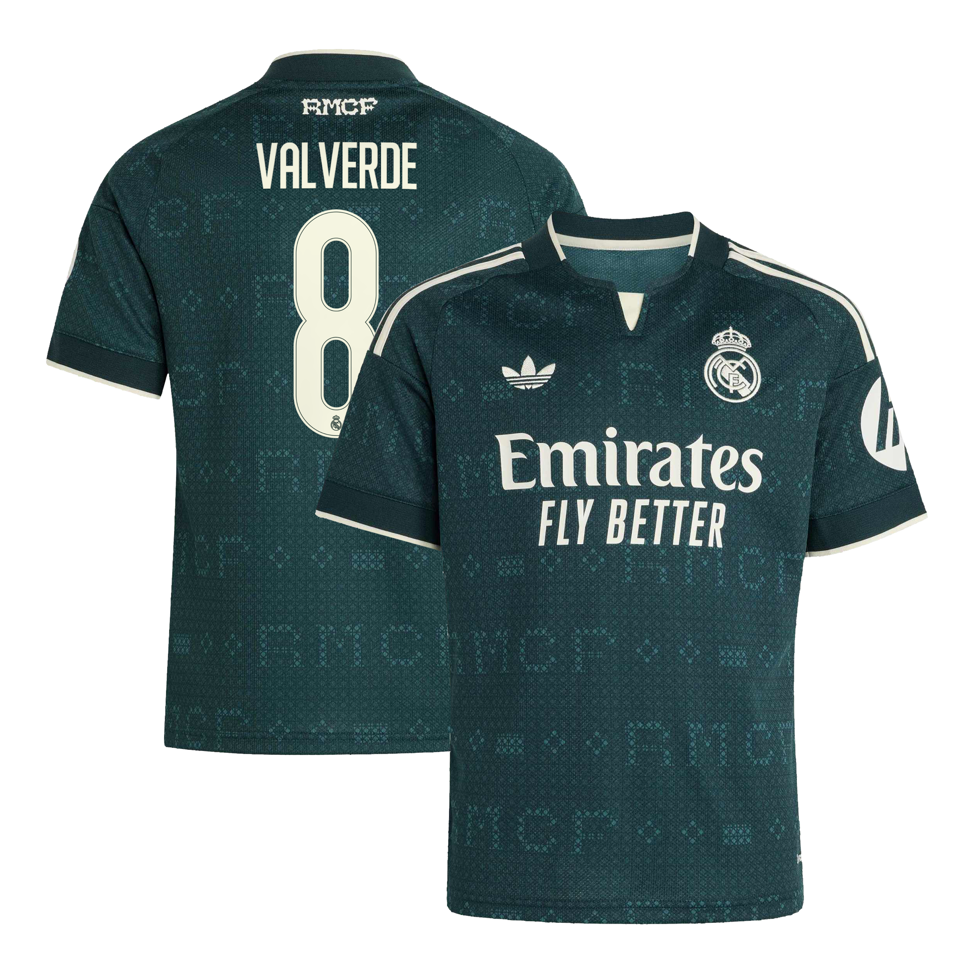 [SJH] Federico Valverde Real Madrid Youth 2026/27 Away Replica Jersey - Green