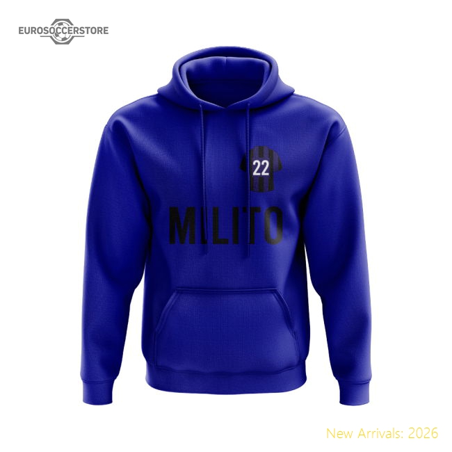 Diego Milito Inter Milan Number Hoody (blue) - Fan Collection