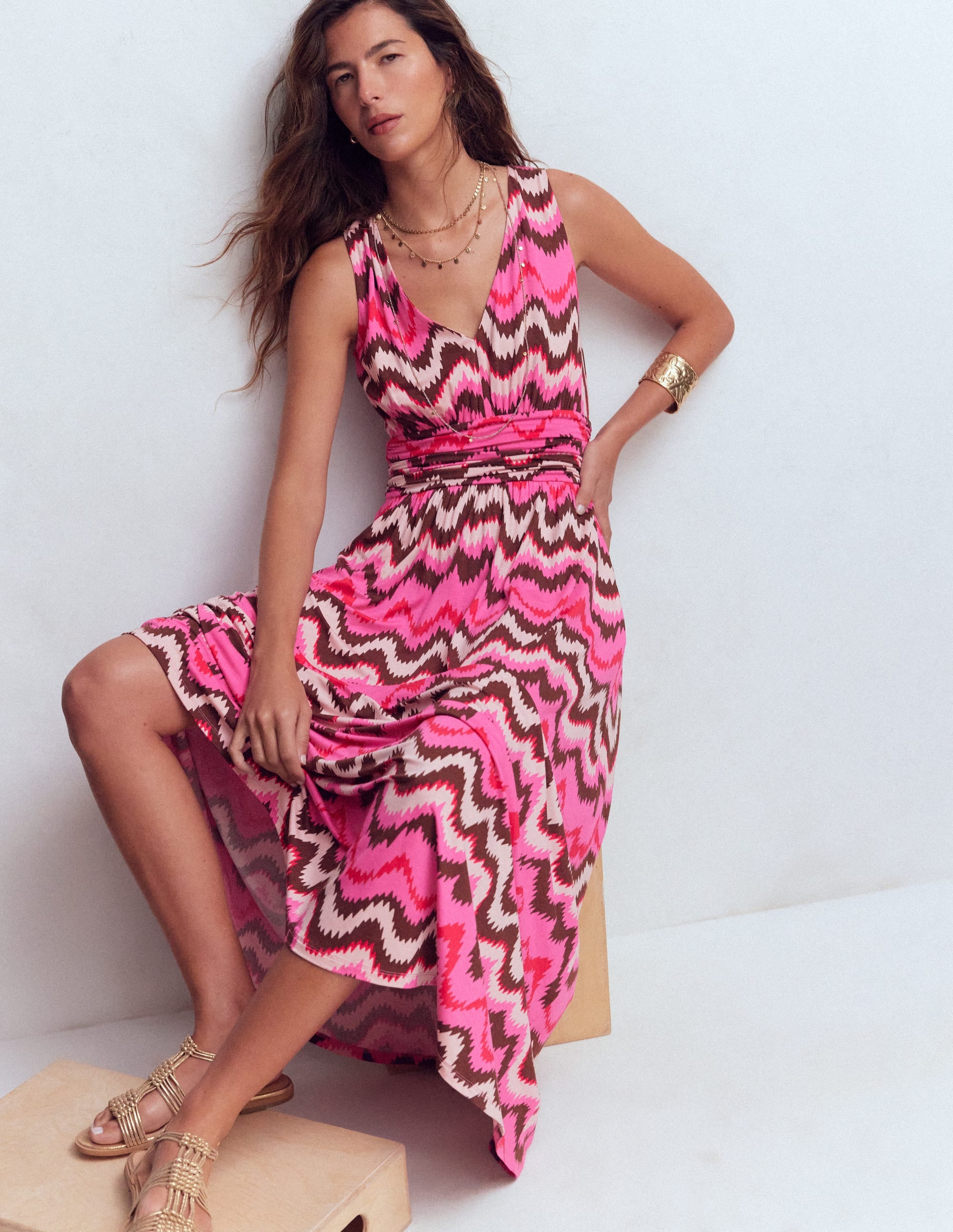 Elodie Jersey Maxi Dress