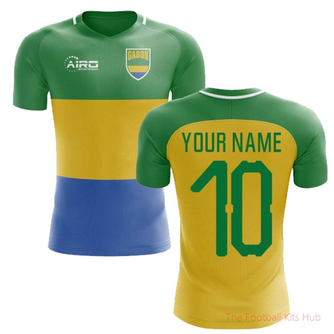 2025-2026 Gabon Home Concept Football Shirt (Your Name) -Kids