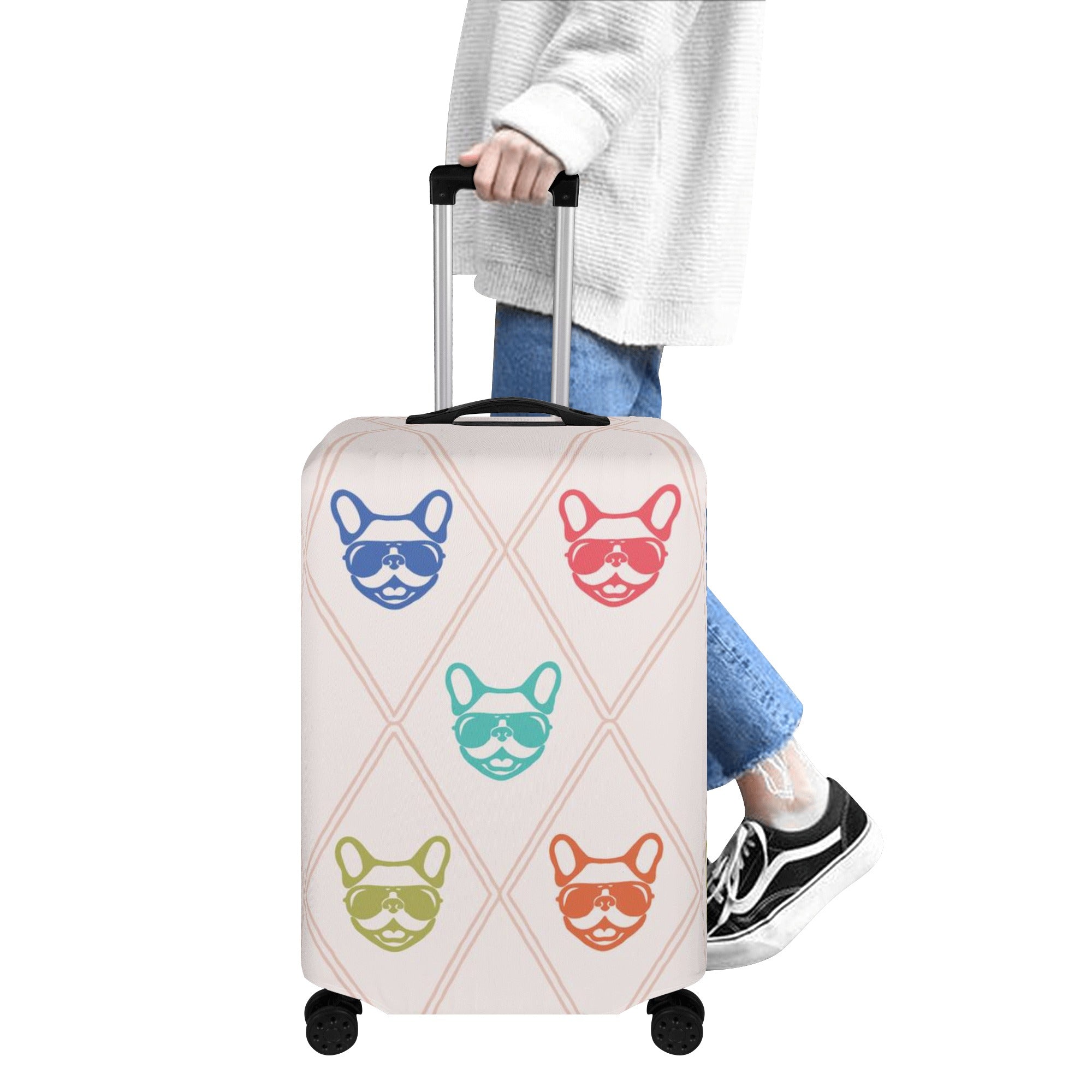 French Bulldog Chloe Luggage Cover Essential Dog Supply