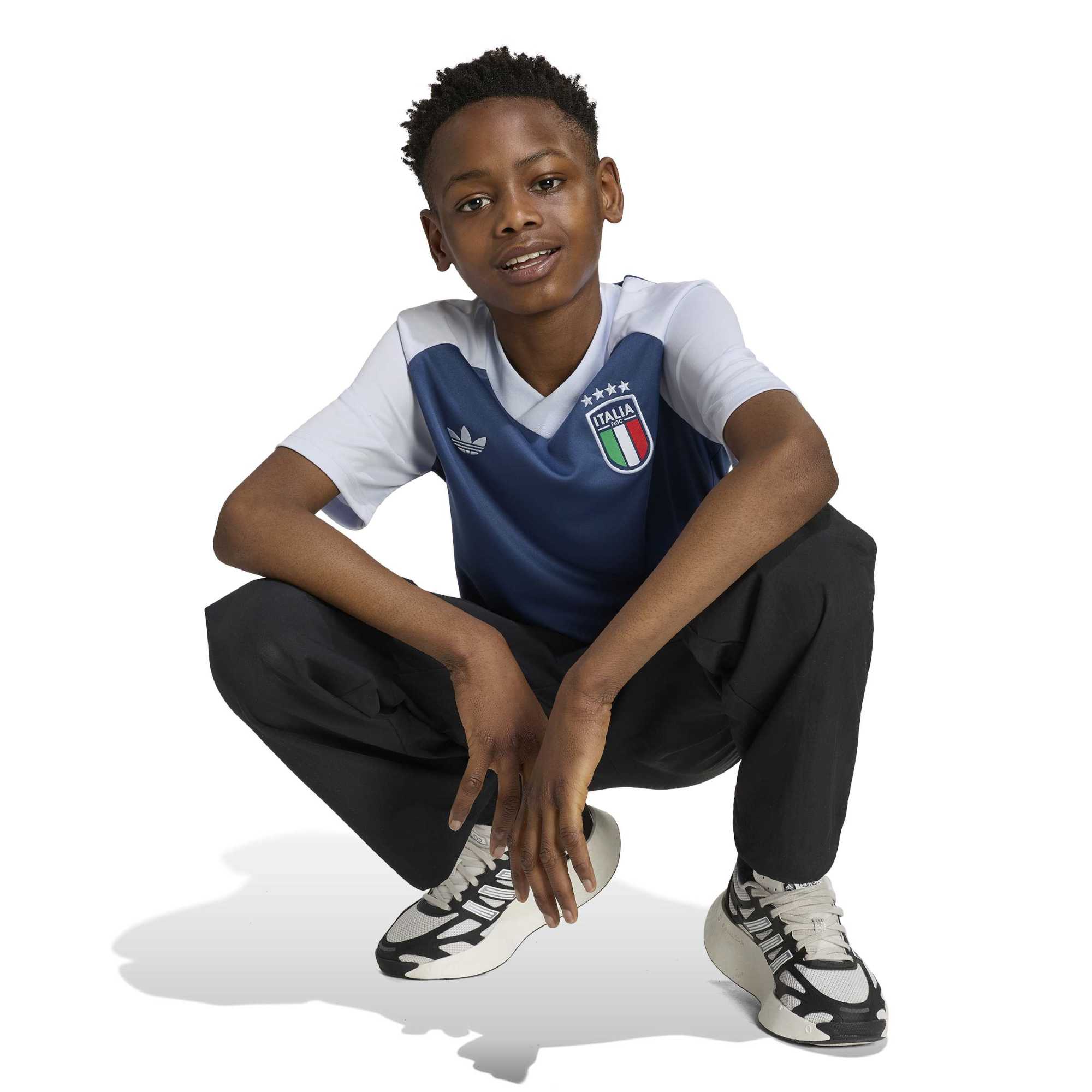 [SJH] Italy National Team Youth 2026 Pre-Match Jersey Top - Blue