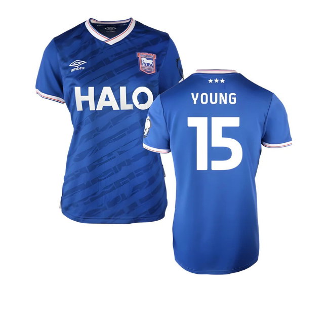 2025-2026 Ipswich Town Home Shirt (Womens) (Young 15)
