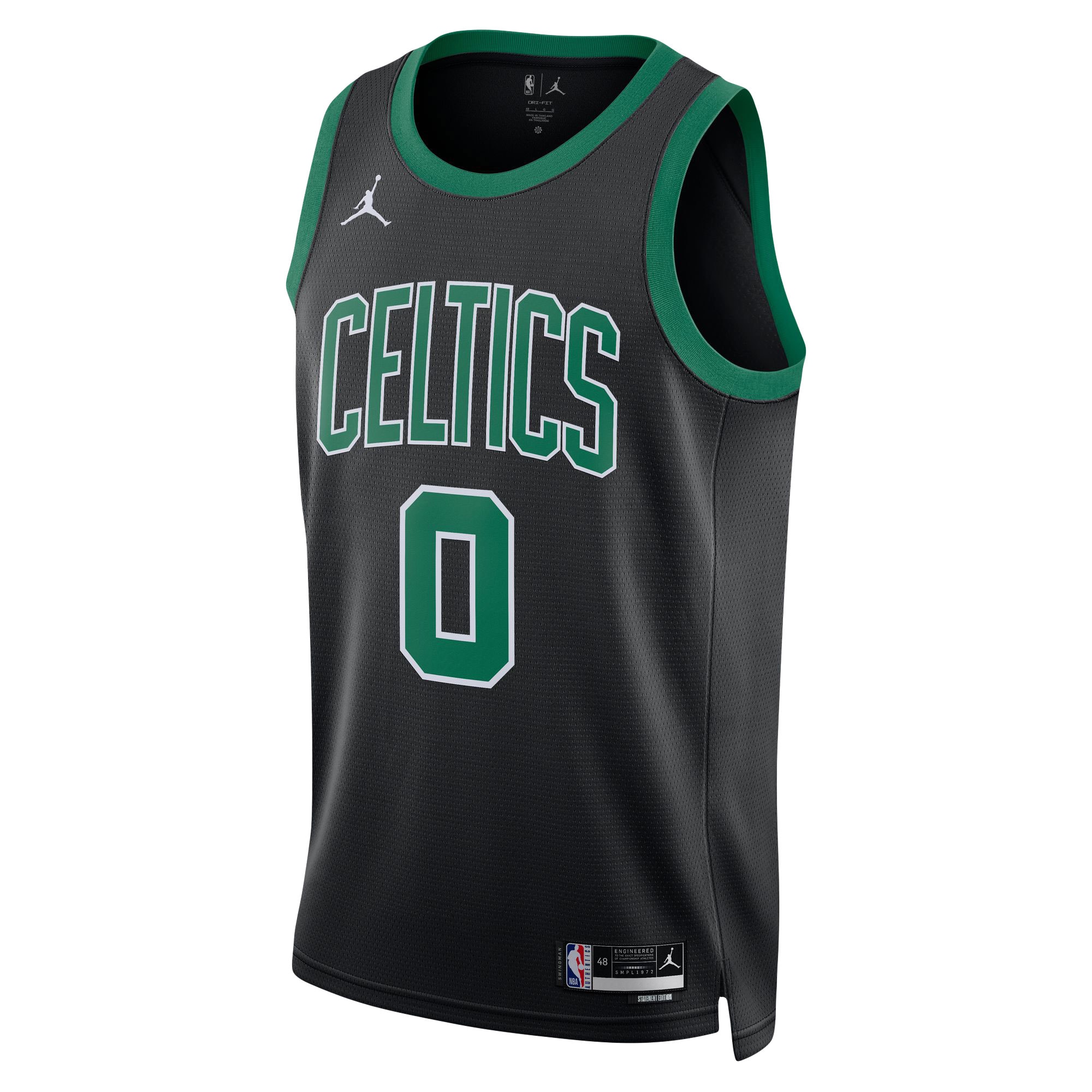[LK] Jayson Tatum #0 Boston Celtics Unisex Swingman Jersey - Statement Edition - Black