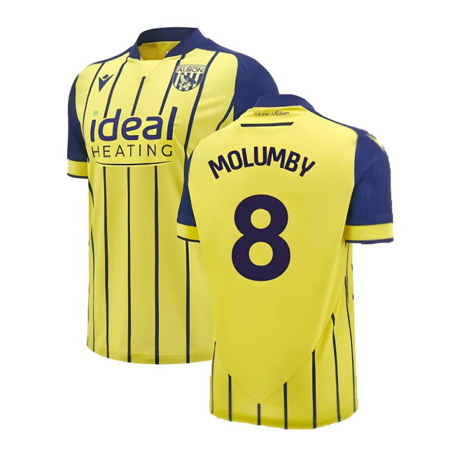 Authentic 2024-2025 West Brom Away With Vintage Design - Champions