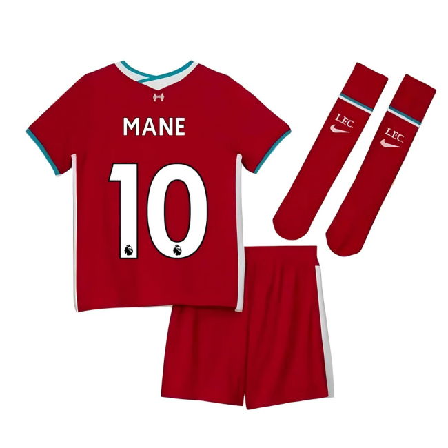 Liverpool Home Soccer Shirt 2020-20 MANE 10 L M S Boy