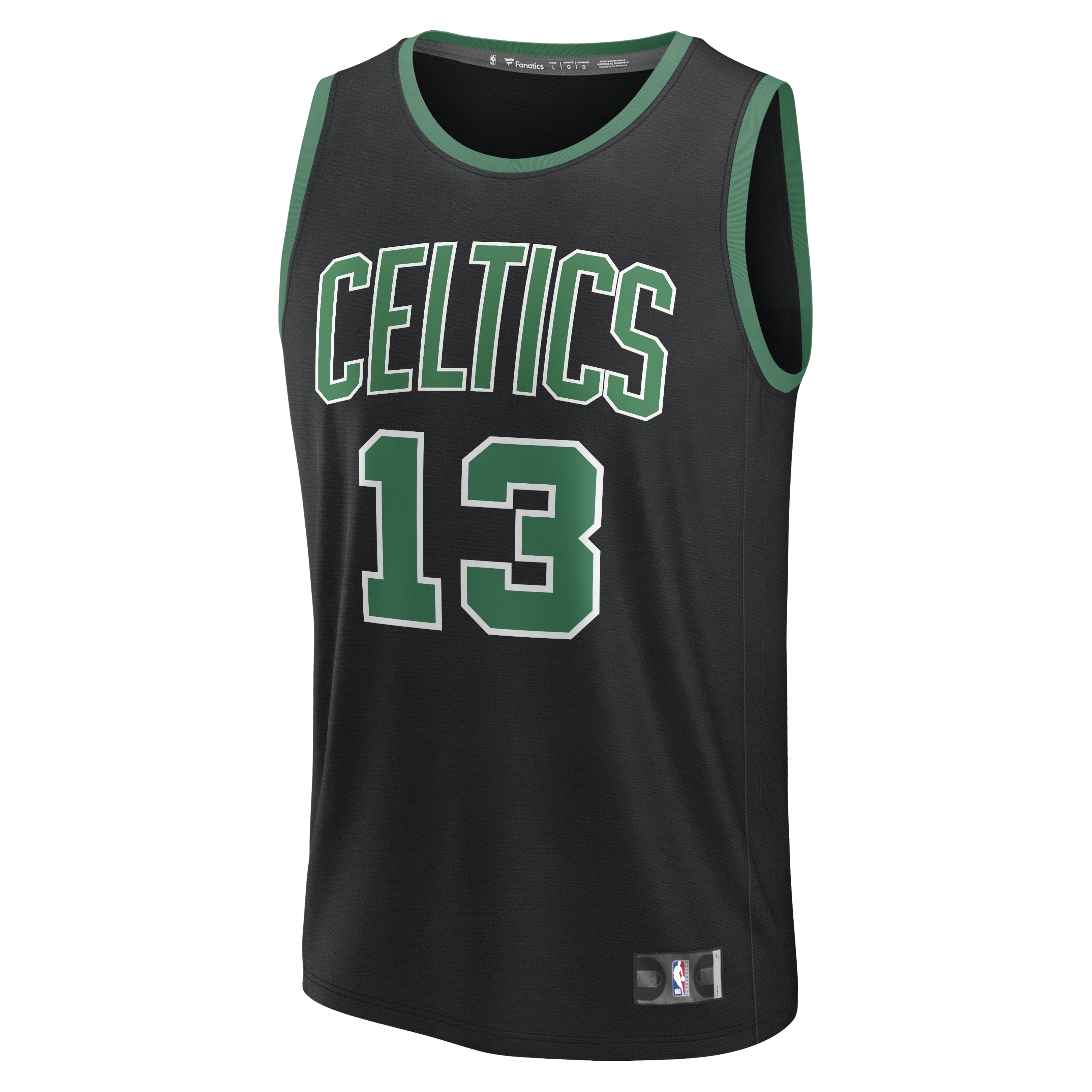 [LK] Paul George Boston Celtics Fast Break Replica Jersey - Statement Edition - Black