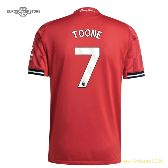 2025-2026 Man Utd Authentic Home Shirt (Toone 7)