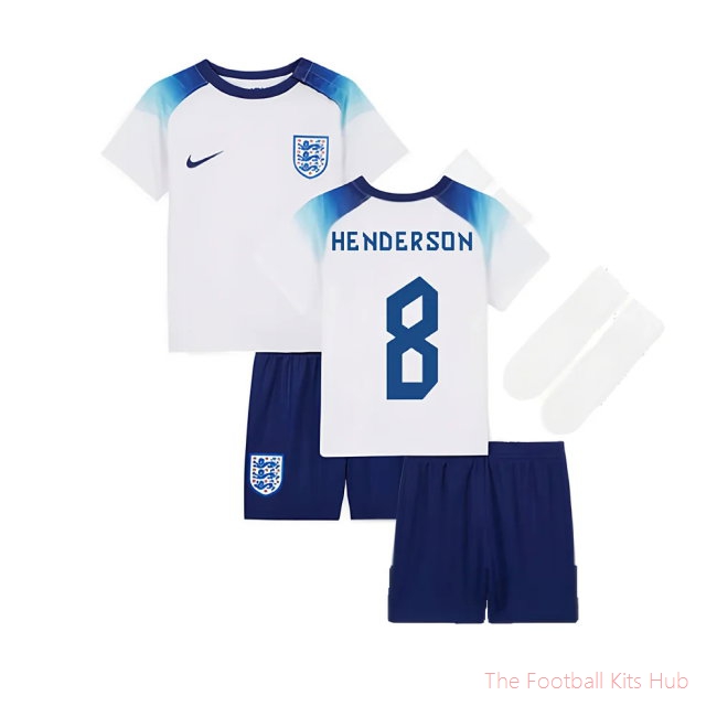 2022-2023 England Home Little Boys Mini Kit (Henderson 8)