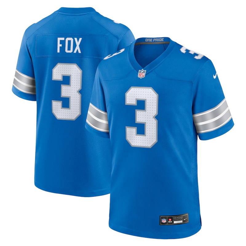 None Jack Fox DET Lions Sleek Top-Grade Jersey for NFL Fans