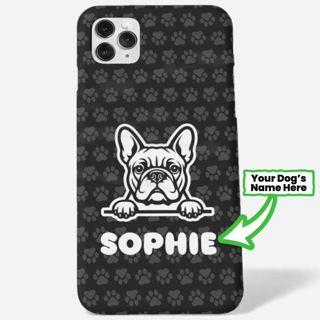 French Bulldog Queenie Personalized Phone Case For Iphone And Samsung Durable Dog Item