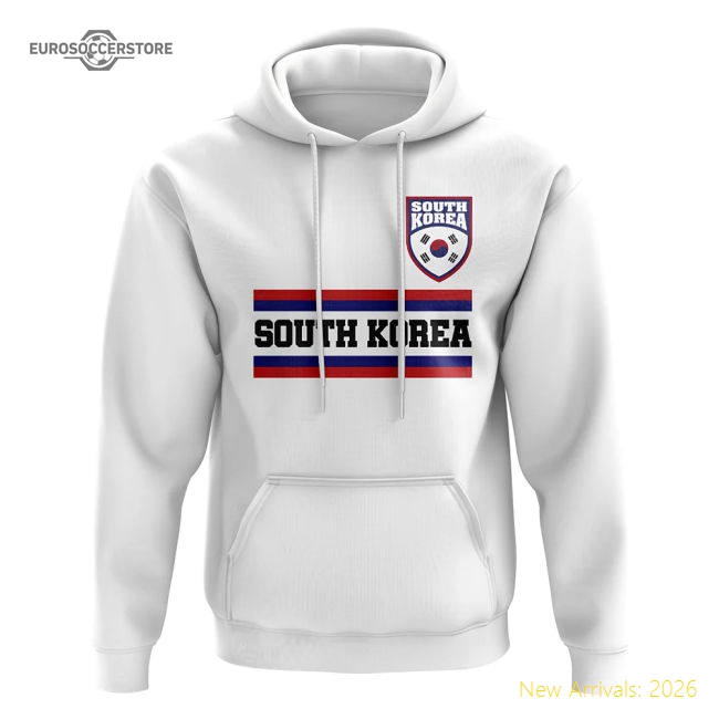 South Korea Core Football Country Hoody (white) - Affordable