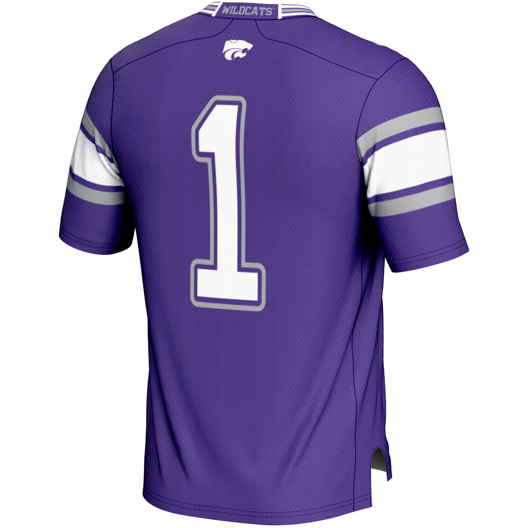 Youth #1 Purple Kansas State Wildcats Endzone Football Jersey