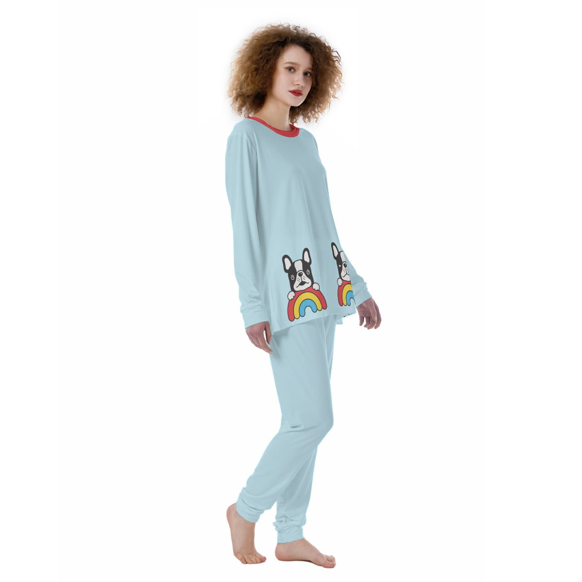 Bulldog All-over Print Women's Pajamas Paw Protection | Breed-optimized