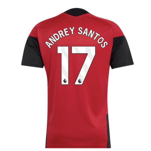 [JGK] 2026-2027 Man Utd Training Jersey (Red) (Andrey Santos 17)