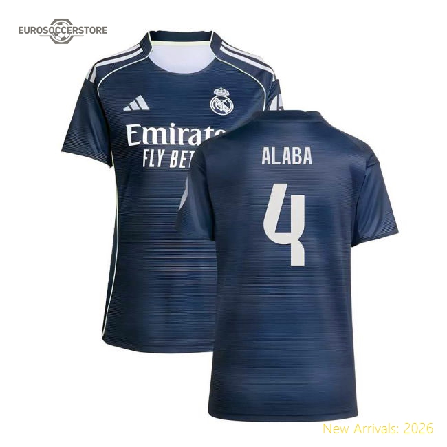 Real Madrid 2024-25 Away Fan Version For Women (Alaba Match Day Shirt
