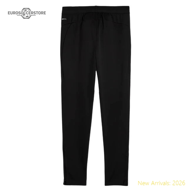 2025-2026 Man City Training Pants wpockets Black - Authentic Kids