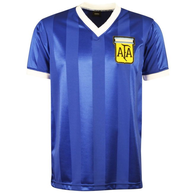 Performance-Driven Argentina 1986 World Cup Away Retro Football Shirt