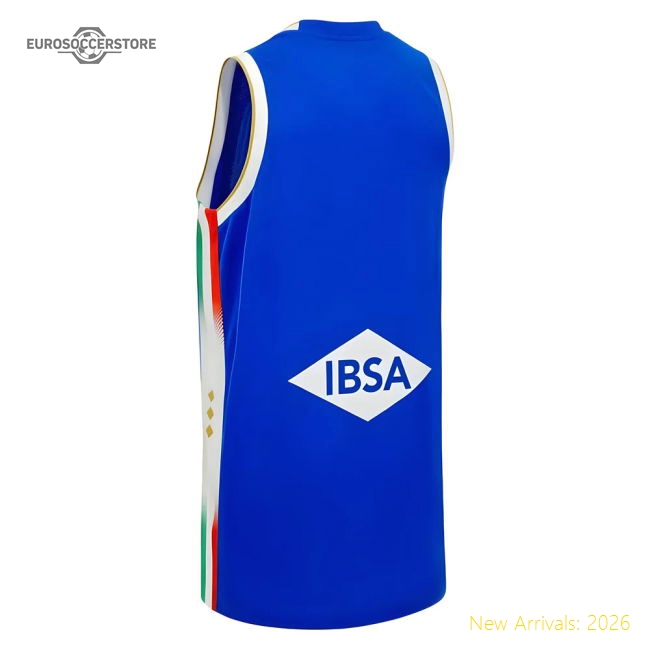2025-2026 Italy FIP Basketball Away Jersey (Blue)