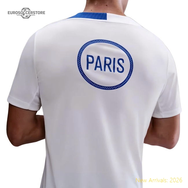 Match-Day 2025-2026 Psg T90 Third Strike Dri-Fit Shirt (White)