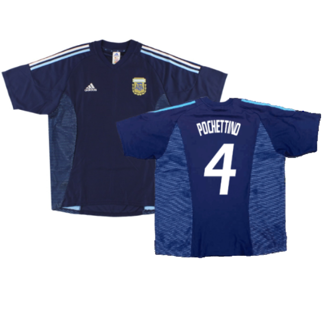 Football Argentina 2002-04 Away Shirt ((Excellent) Xl) (Pochettino 4)