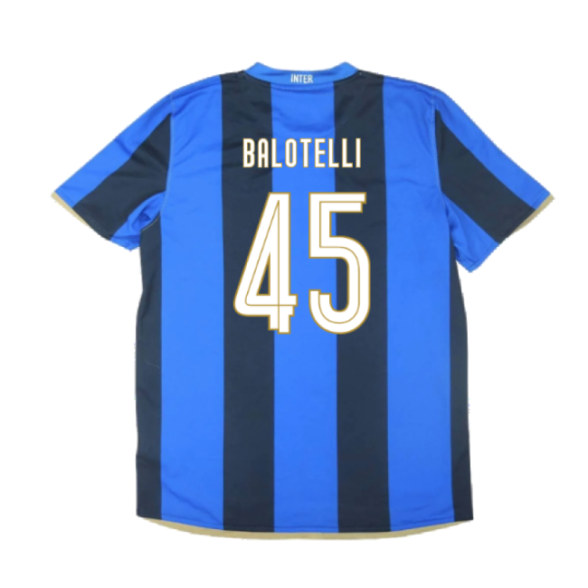 Inter Milan Balotelli First-class Home Jersey Calcio Kappa Kombat