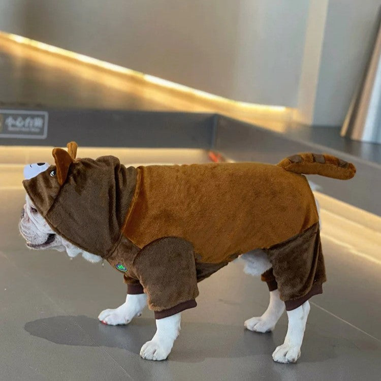 Trendy Cuddlefit Frenchie Terrier Costume Jumpsuit – Halloween Plush ...