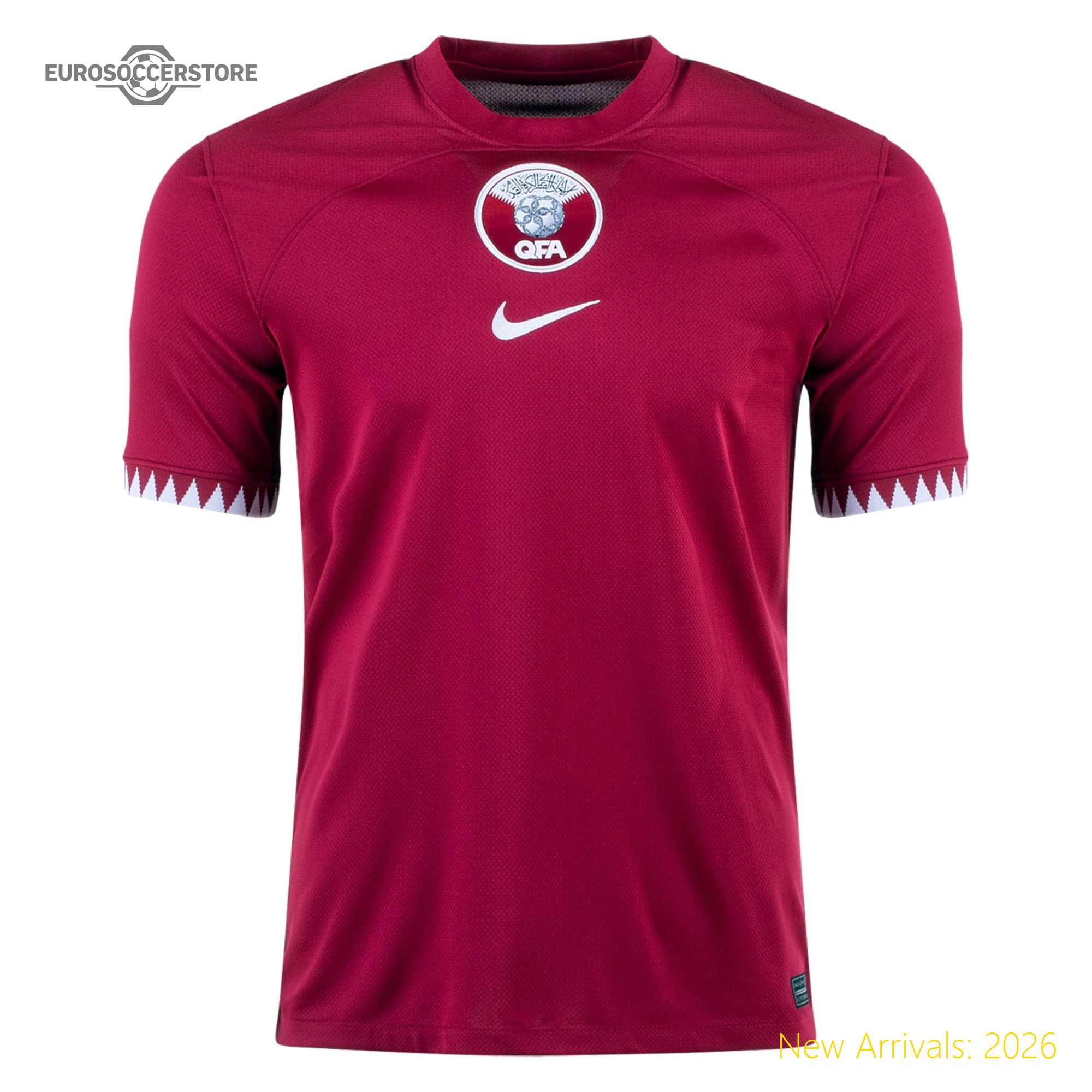 Iconic Design Men Qat Qatar Home Premium Home Jersey 2022