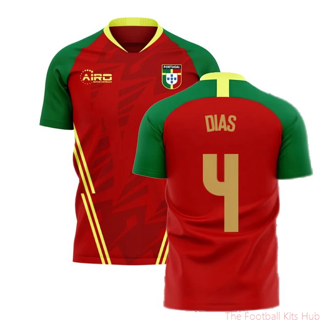 Portugal 2025-2026 Home Concept Football Kit (Airo) (Dias 4)