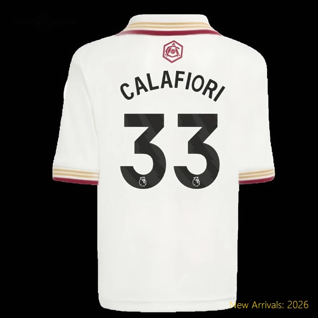 Soft Arsenal Mini Jersey Calafiori 2025-2026 Aeroready Climacool