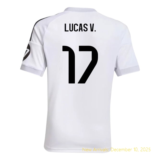 2025-2026 Real Madrid RM Official Home Shirt (Kids) (Lucas V. 17)