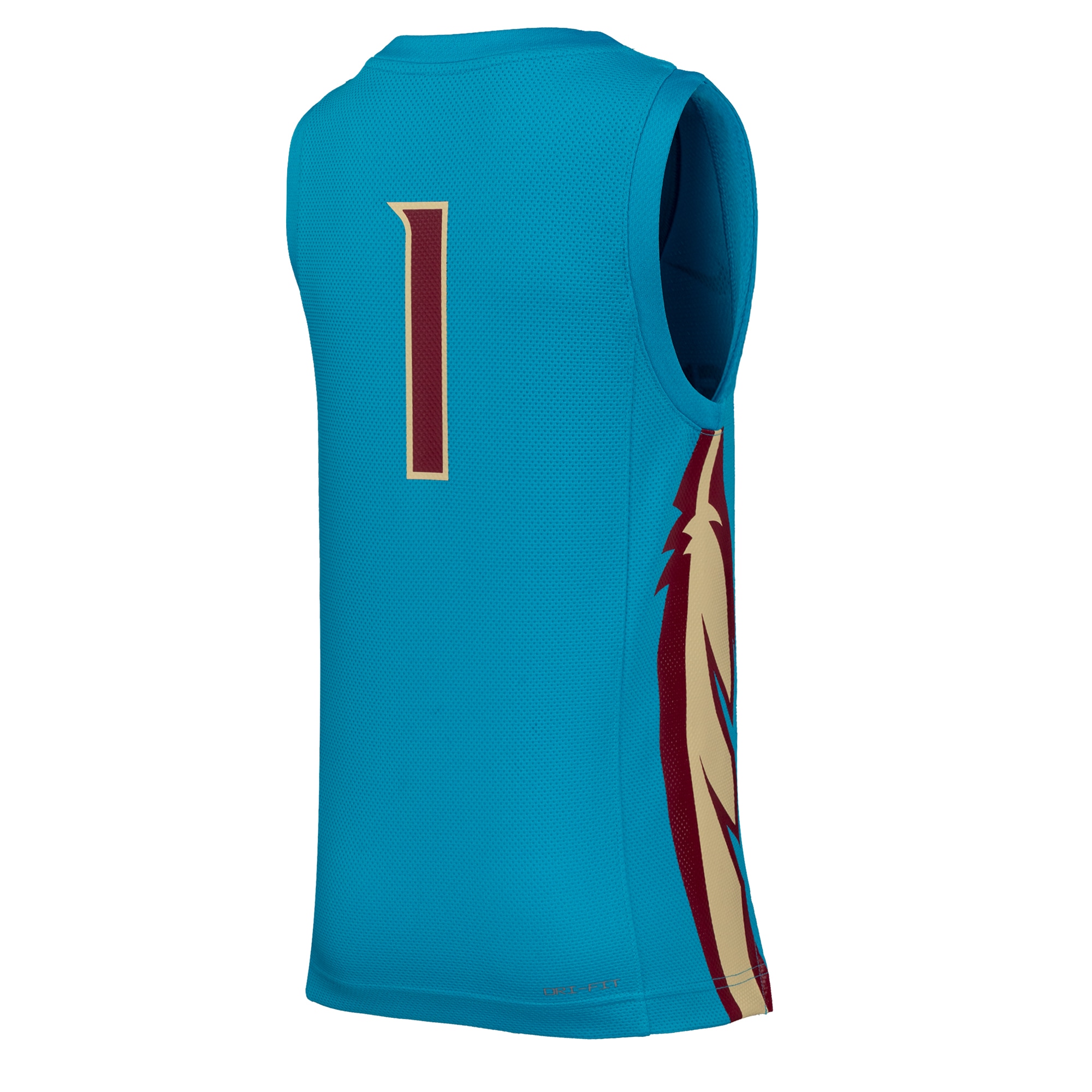 [NJP] Florida State Seminoles Youth Replica Basketball Jersey - Turquoise