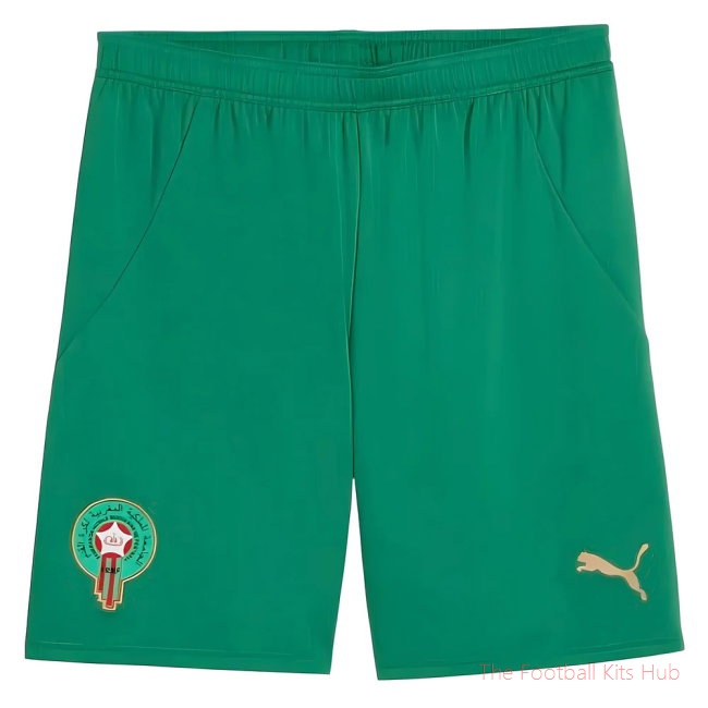 2024-2025 Morocco Away Shorts (Green)