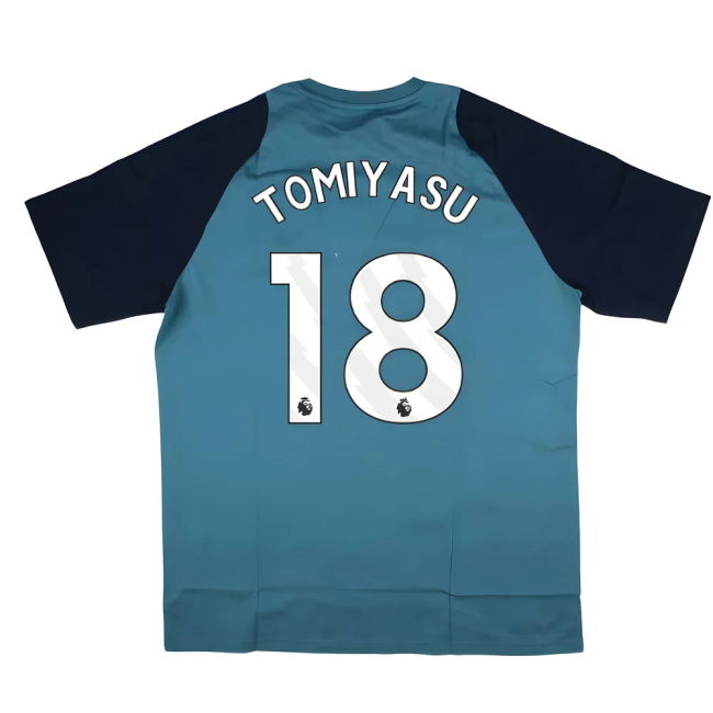 Tomiyasu 18 Retro Arsenal Heritage Design Training Heritage Jersey