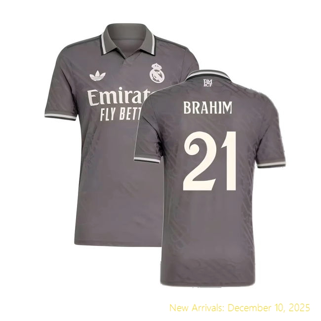 2024-2025 Real Madrid (rm) Third - Stylish Design - Spanish Football