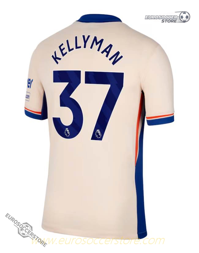 Chelsea 24-25 Season Away Jersey Featuring Kellyman #37