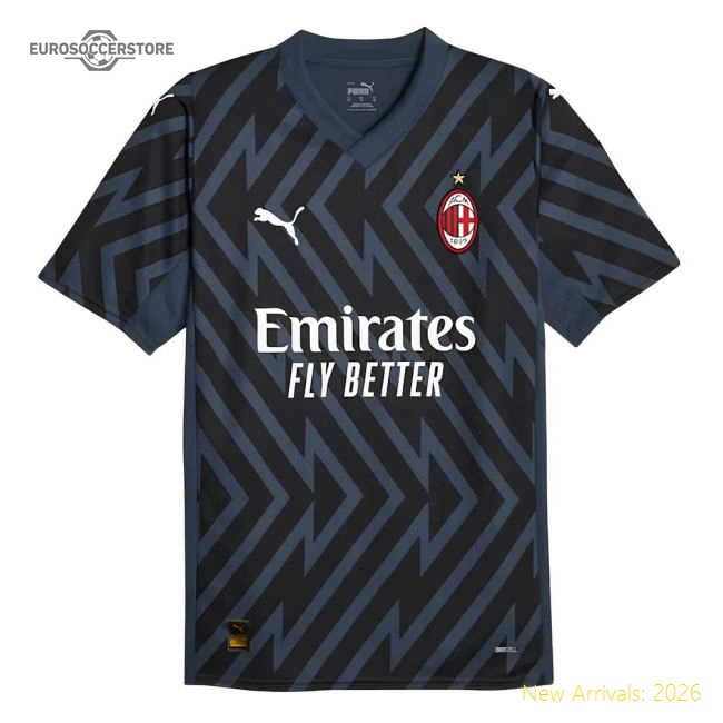 Ac Milan Goalkeeper Home Kit 2023-2024 Match Version Jersey
