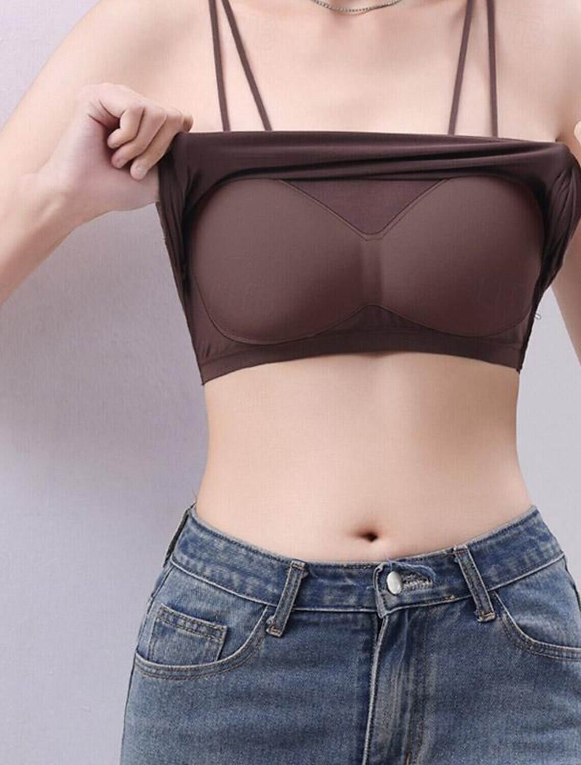 Women's Tank Top Basic Sleeveless Regular Tops Strapless Summer