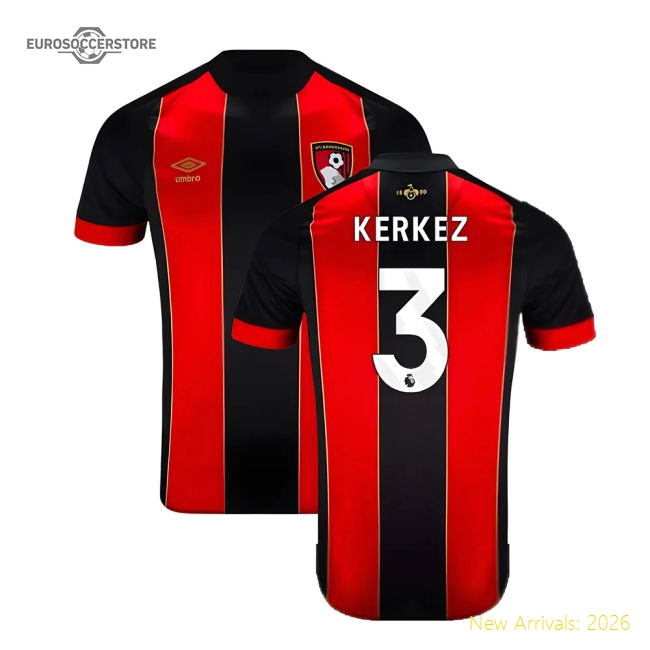 2024-2025 Bournemouth Home Shirt (kerkez 3) - Official Edition