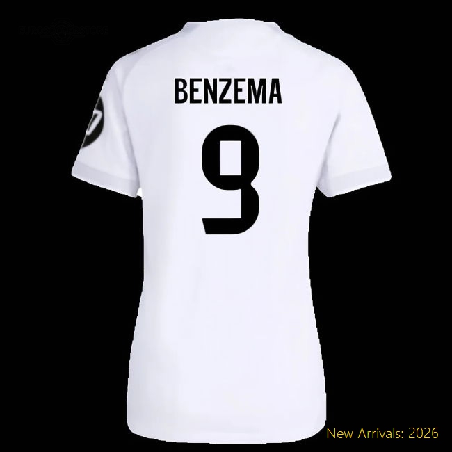 Premium Football Team Womens Benzema Jersey 2025-2026 Comfortable