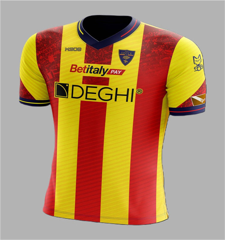 Official Genuine Authentic US Lecce 2324 Home Jersey Shirt