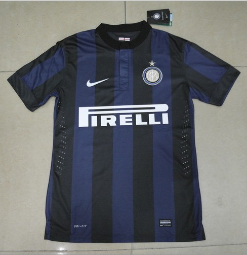 13-14 Inter Milan Home Soccer Jersey ShirtPlayer Version - Official