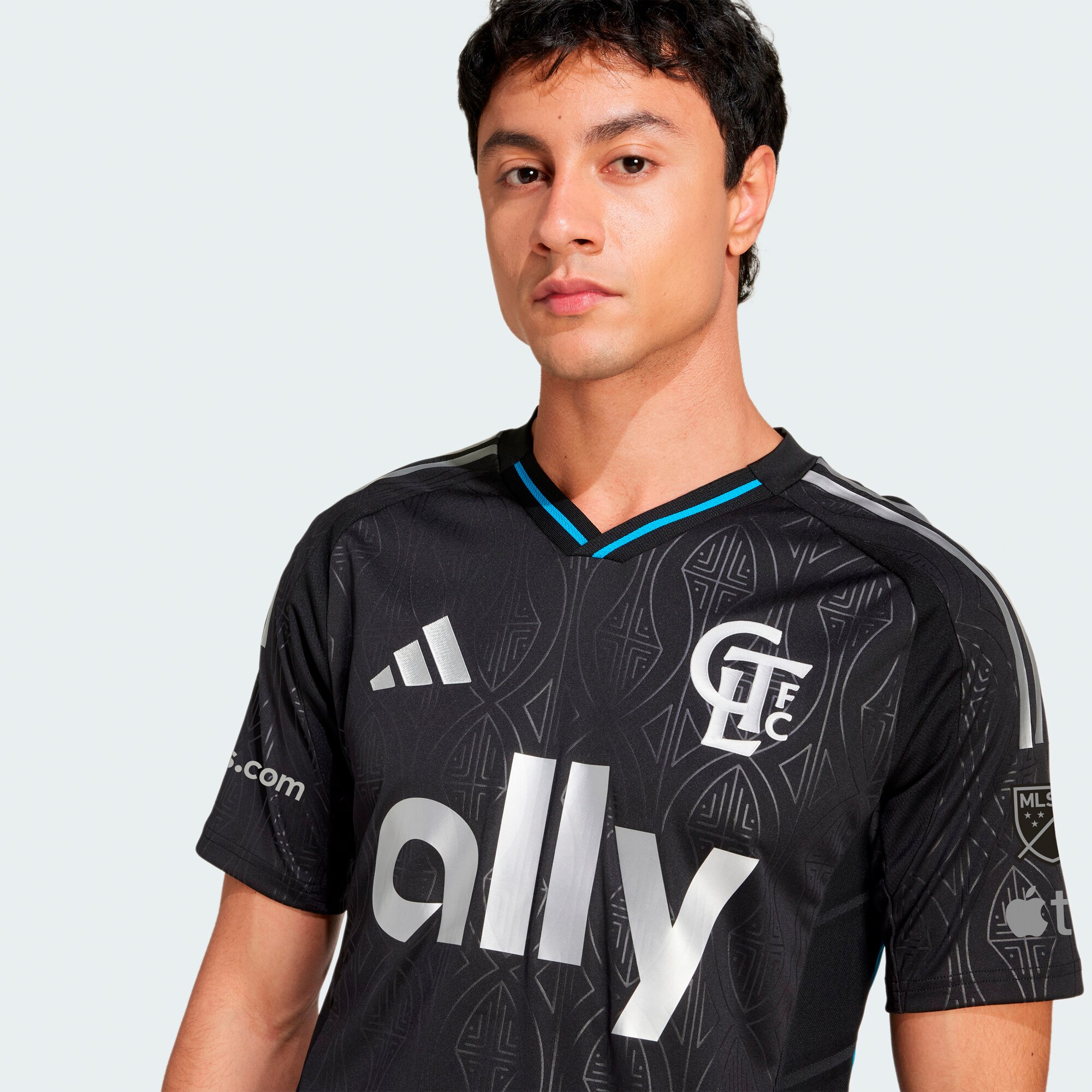 [SD] Charlotte FC 2025 Fortress Kit Authentic Jersey - Black