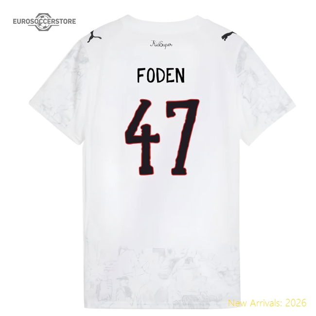 Elegant Football Team Womens Jersey Foden 2025-2026 Smart Fabric