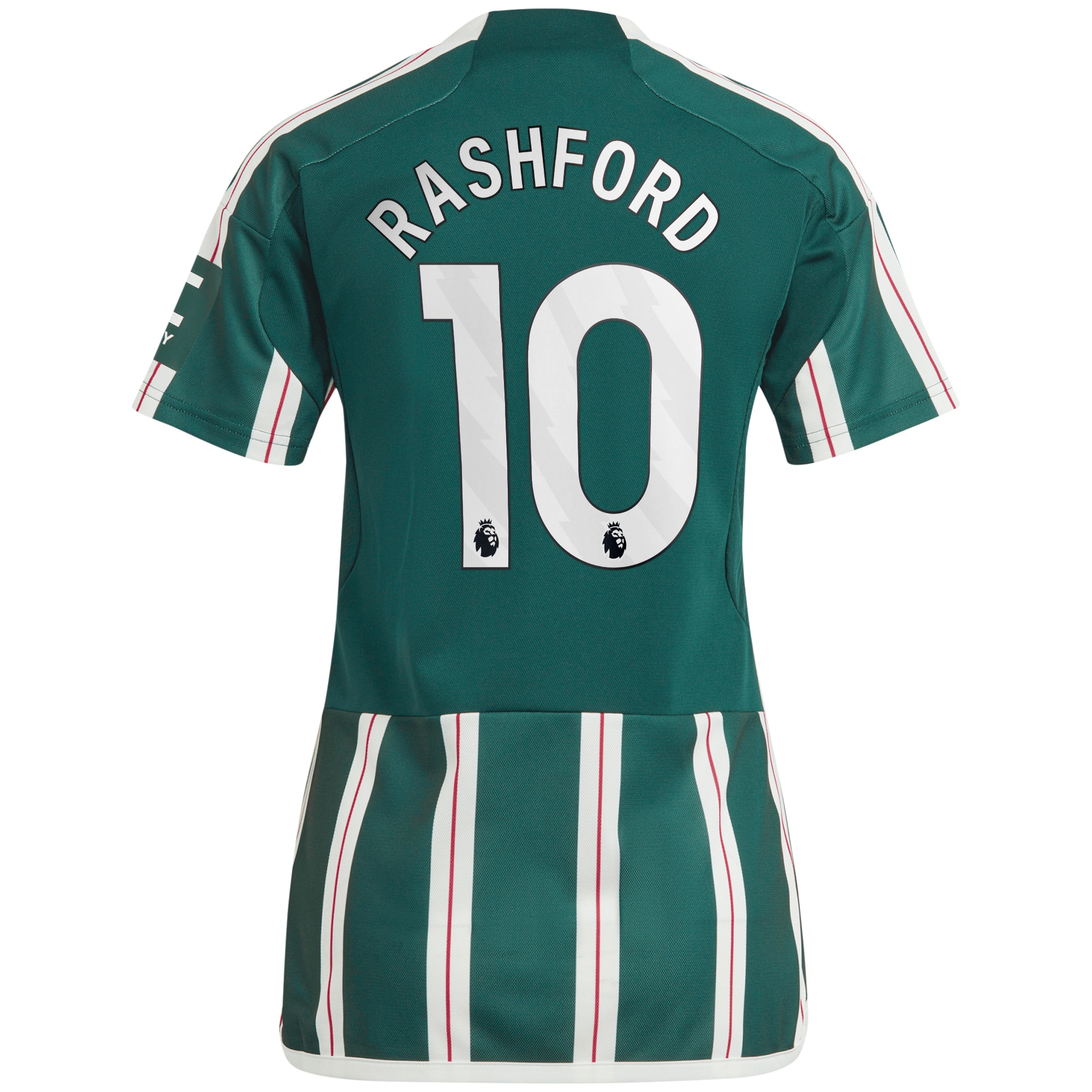 [SJH] Marcus Rashford Manchester United Women's 2023/24 Away Replica Player Jersey - Green