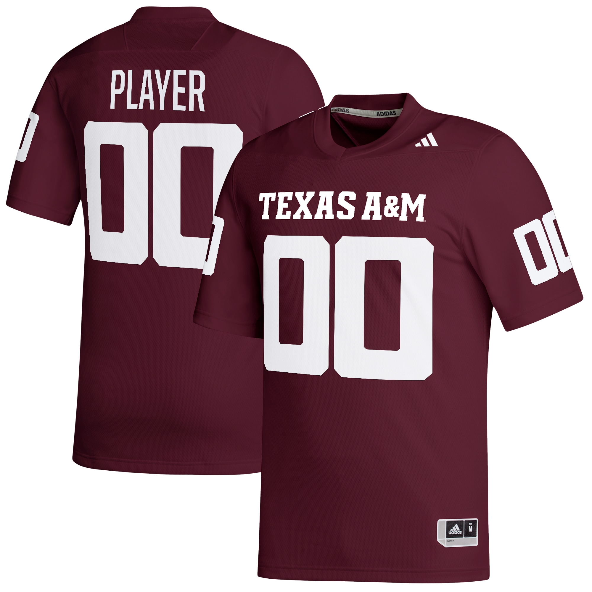 [NJP] Youth Texas A&M Aggies NIL Pick-A-Player Replica Football Jersey - Maroon